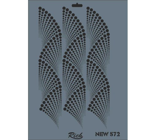 Rich New Seri N-572 Stencil 35x25 cm