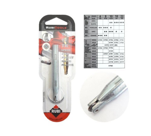 Rubi 8mm Seramik Kesme Elması 5/16 Elmas Uç