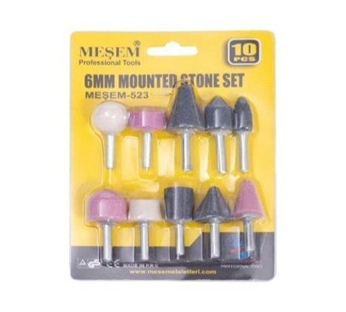 Meşem 523 Mini Taşlama Seti 10 Parça