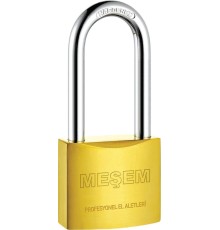 Meşem 313 Uzun Sarı Asma Kilit 63 mm