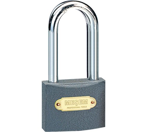 Meşem 324 Uzun Gri Asma Kilit 32 mm