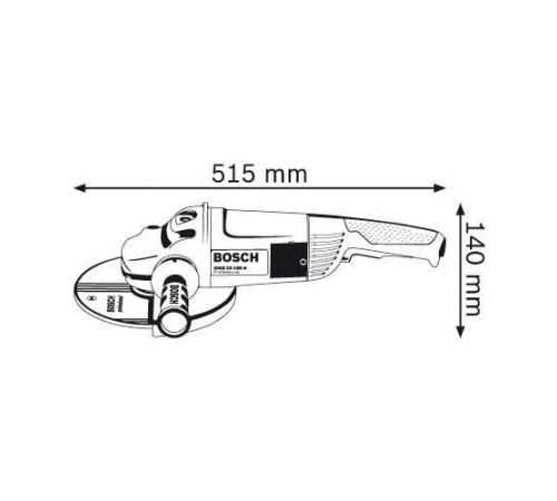 Bosch GWS 22-180 H Büyük Taşlama 180 mm 2200 Watt
