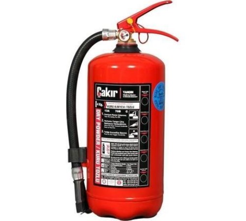 Yangın Tüpü 4 Kg ABC Tozlu Yangın Tüpü 4 Kg ABC Tozlu
