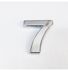 Cemax 7 Rakamı 3,75 cm Krom Yapışkanlı