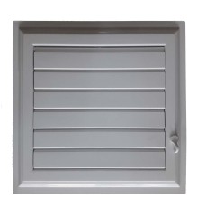 Plastik Menfez 40X50 Yapışkan Bantlı Beyaz