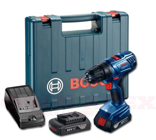 Bosch GSR 180-Lİ  Çift Akülü Vidalama Çantalı 1,5 Ah