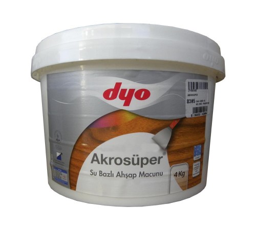 Dyo Akrosüper Ahşap Macunu 4 Kg Dyo Akrosüper Ahşap Macunu 4 Kg