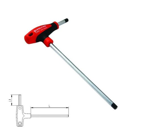 İzeltaş 4920 T Tipi Allen Anahtar 6 mm İzeltaş 4920 T Tipi Allen Anahtar 6 mm