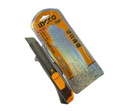 İngco HKNS1807 Maket Bıçağı 18 mm İngco HKNS1807 Maket Bıçağı 18 mm