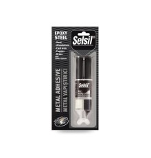 Selsil Epoksi Metal Yapıştırıcı Enjektör 5 Dakika 28 Gr