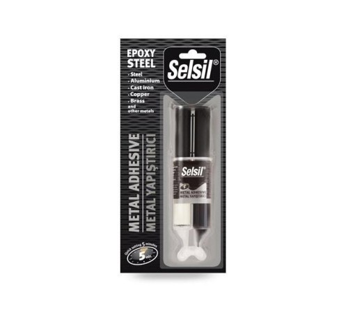Selsil Epoksi Metal Yapıştırıcı Enjektör 5 Dakika 28 Gr Selsil Epoksi Metal Yapıştırıcı Enjektör 5 Dakika 28 Gr
