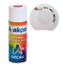 Akçalı Sprey Boya 400 ml 501 Mat Beyaz