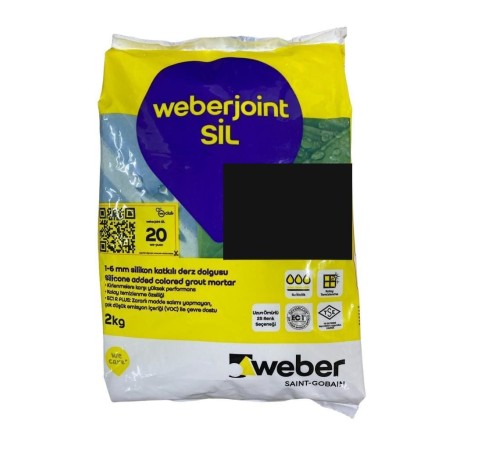 Weber Joint Sil 413 Siyah Derz Dolgu 2 Kg Weber Joint Sil 413 Siyah Derz Dolgu 2 Kg