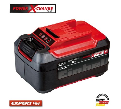 Einhell Power X-Change Li-on Akü 18 Volt 5,2 Ah Plus Einhell Power X-Change Li-on Akü 18 Volt 5,2 Ah Plus