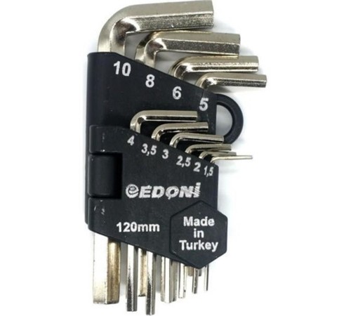 Edoni EAS 120 Nikel Allen Seti 10 Parça