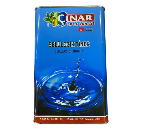 Çınar Selülozik Tiner 2,5 Litre Çınar Selülozik Tiner 2,5 Litre