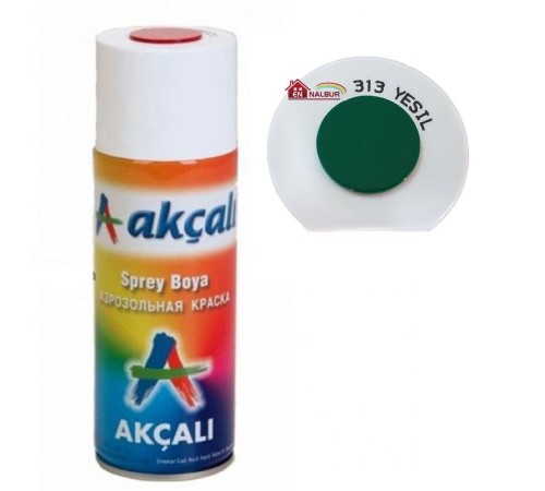 Akçalı Sprey Boya 400 ml 313 Yeşil Akçalı Sprey Boya 400 ml 313 Yeşil