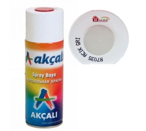 Akçalı Sprey Boya 400 ml 7035 Açık Gri