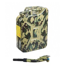 KNC 20 Litre Metal Benzin Bidonu Hortum Dahil Kamuflaj