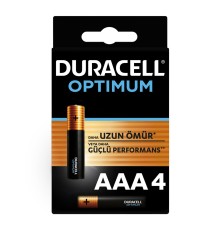Duracell Optimum Alkalin Pil AAA 4'' lü Paket