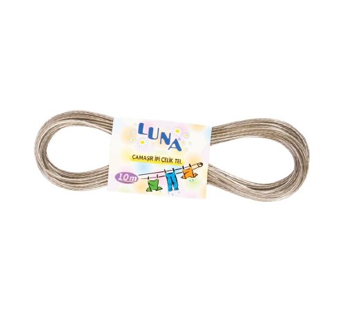 Luna Çamaşır İpi Çelik Tel 10 Metre Luna Çamaşır İpi Çelik Tel 10 Metre