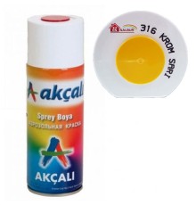 Akçalı Sprey Boya 400 ml 316 Krom Sarı