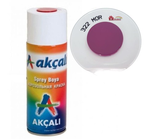 Akçalı Sprey Boya 400 ml 322 Mor Akçalı Sprey Boya 400 ml 322 Mor
