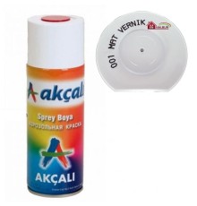 Akçalı Sprey Boya 400 001 Mat Vernik