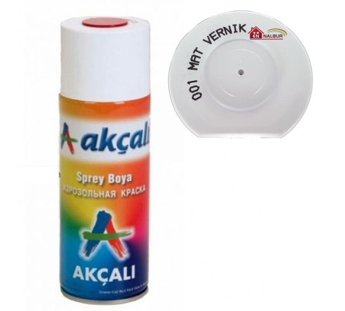 Akçalı Sprey Boya 400 001 Mat Vernik Akçalı Sprey Boya 400 001 Mat Vernik