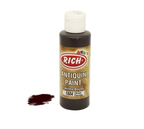 Rich 1604 Çikolata 120 ml Eskitme Ahşap Boyası Rich 1604 Çikolata 120 ml Eskitme Ahşap Boyası