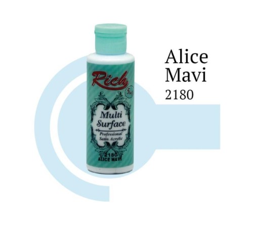 Rich Multi Surface 2180 Alice Mavi Akrilik Boya 120 cc Rich Multi Surface 2180 Alice Mavi Akrilik Boya 120 cc