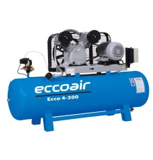 Eccoair 4-300 Tek Kademe Pistonlu Kompresör 300 Litre