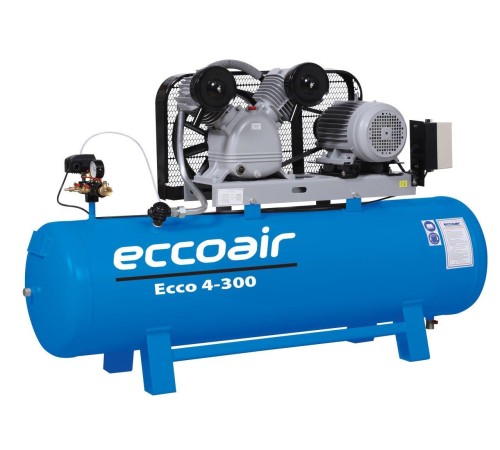 Eccoair 4-300 Tek Kademe Pistonlu Kompresör 300 Litre