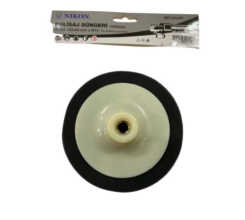 Nikon 15050SY Polisaj Süngeri 150 mm Siyah Yumuşak