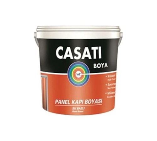 Casati Su Bazlı Panel Kapı Boyası Beyaz 2,5 Litre