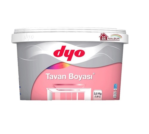 Dyo Tavan Boyası 3,5 Kg Beyaz Dyo Tavan Boyası 3,5 Kg Beyaz