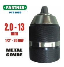 Partner 21069 Anahtarsız Mandren 13 mm 1/2