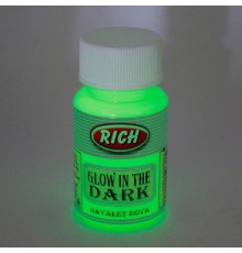 Rich 11292 Natural Yeşil Karanlıkta Parlayan Hayalet Boya 50 cc