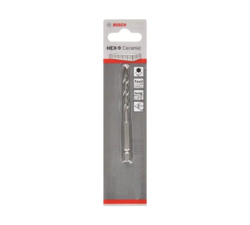 Bosch HEX-9 Ceremic Matkap Ucu 10X90 mm Bosch HEX-9 Ceremic Matkap Ucu 10X90 mm