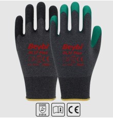 Beybi PL17 Flex Likralı İpten Örme Lateks Eldiven NO:10