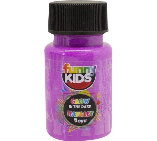 Rich 4486 Mor Funny Kids Glow In The Dark Hayalet Boya 50 cc