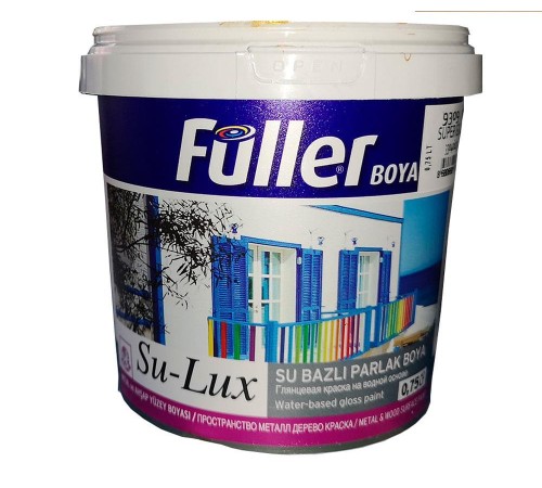 Füller Sulux Siyah 0,75 Litre Su Bazlı Yağlı Boya