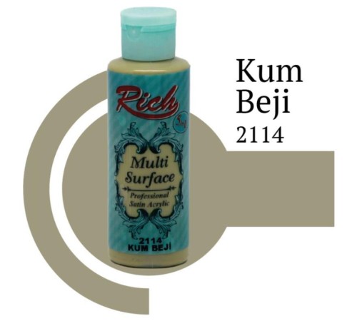 Rich Multi Surface 2114 Kum Beji Akrilik Boya 120 cc