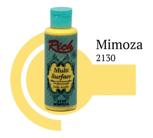Rich Multi Surface 2130 Mimoza Boya Akrilik Boya 120 cc Rich Multi Surface 2130 Mimoza Boya Akrilik Boya 120 cc