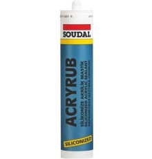 Soudal Acryrub Silikonize Mastik 310 ml Antrasit