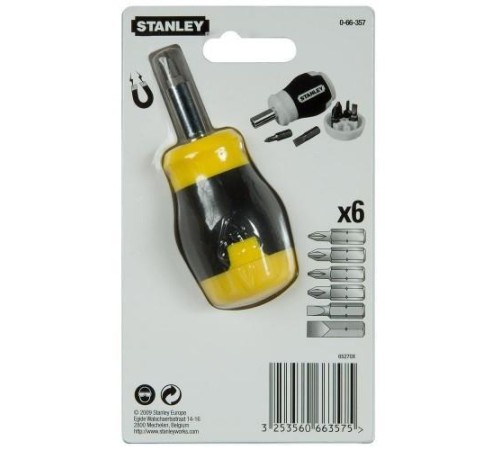 Stanley ST066357 6 Parça Topaç Tornavida Seti