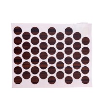 Yapışkanlı Vida Tapası Abanoz 14 mm