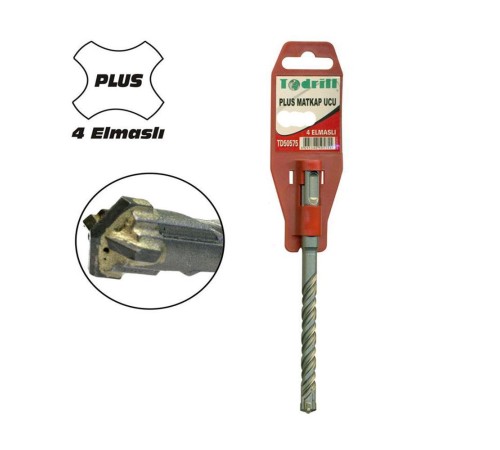 Todrill TD50648 11X210 Sds Plus 4 Elmaslı Matkap Ucu Todrill TD50648 11X210 Sds Plus 4 Elmaslı Matkap Ucu