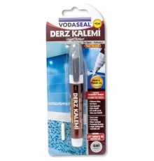 Vodaseal Çift Uçlu Su Bazlı Kokusuz Kalıcı Derz Kalemi Gri