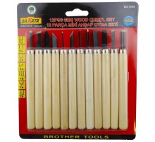 Sakata WD 1008 Ahşap Oyma Seti 12 Parça